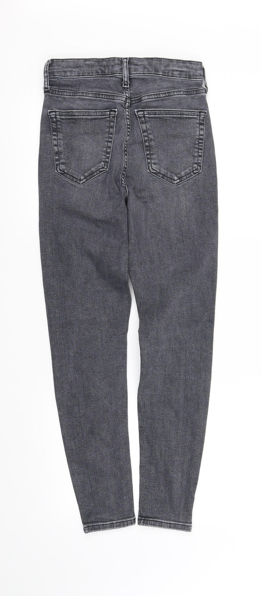 pre worn Womens Grey   Straight Jeans Size 10 L27 in