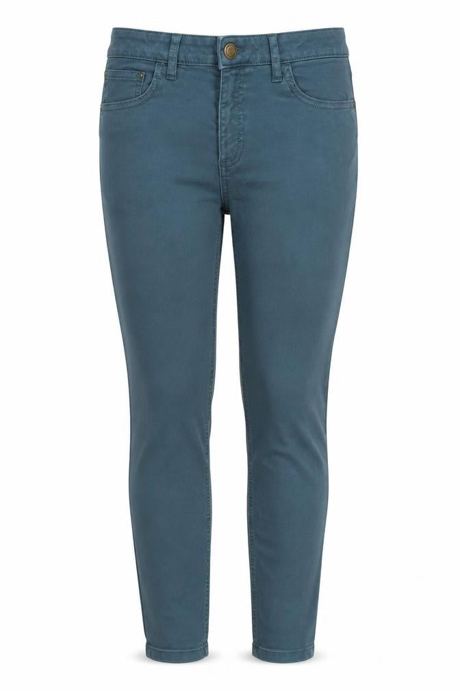 Front view of Marks & Spencer girls’ green jegging jeans, size 10, years