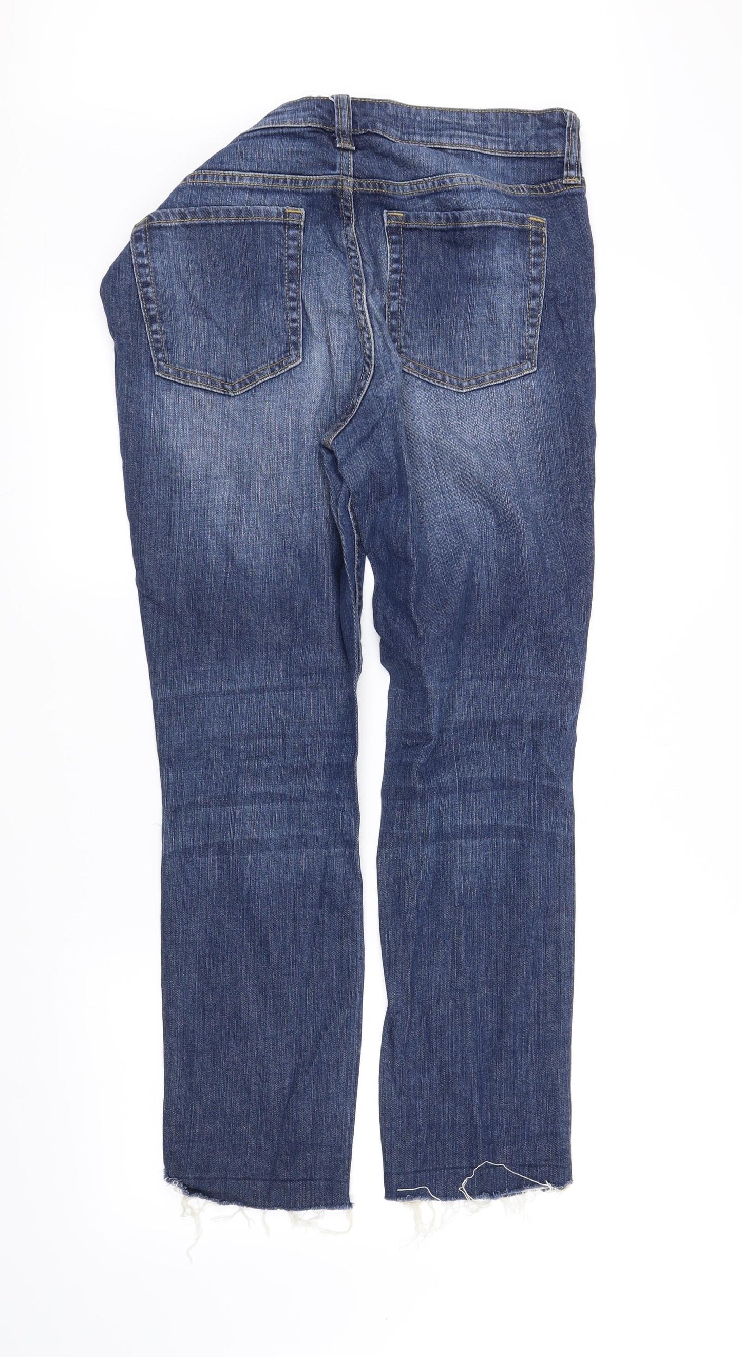 pre worn Womens Blue   Straight Jeans Size 10 L34 in
