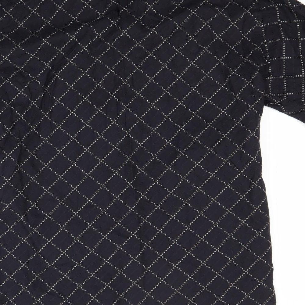 NEXT Mens Black    Button-Up Size M
