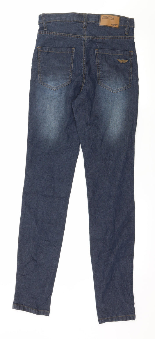AriZona Womens Blue  Denim Skinny Jeans Size 8 L30 in