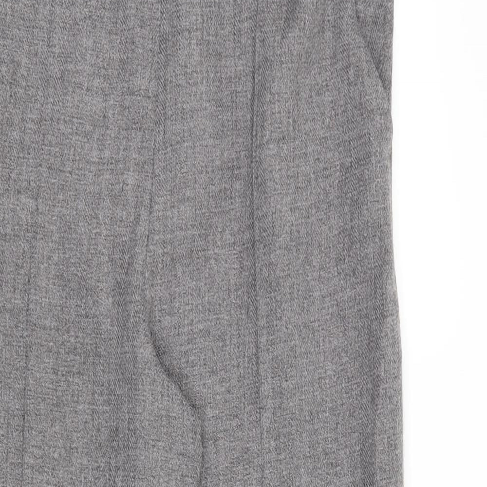 Marks and Spencer Womens Grey   Trousers  Size 14 L25 in