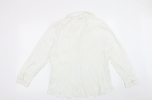 Dorothy Perkins Womens White   Basic Button-Up Size 18