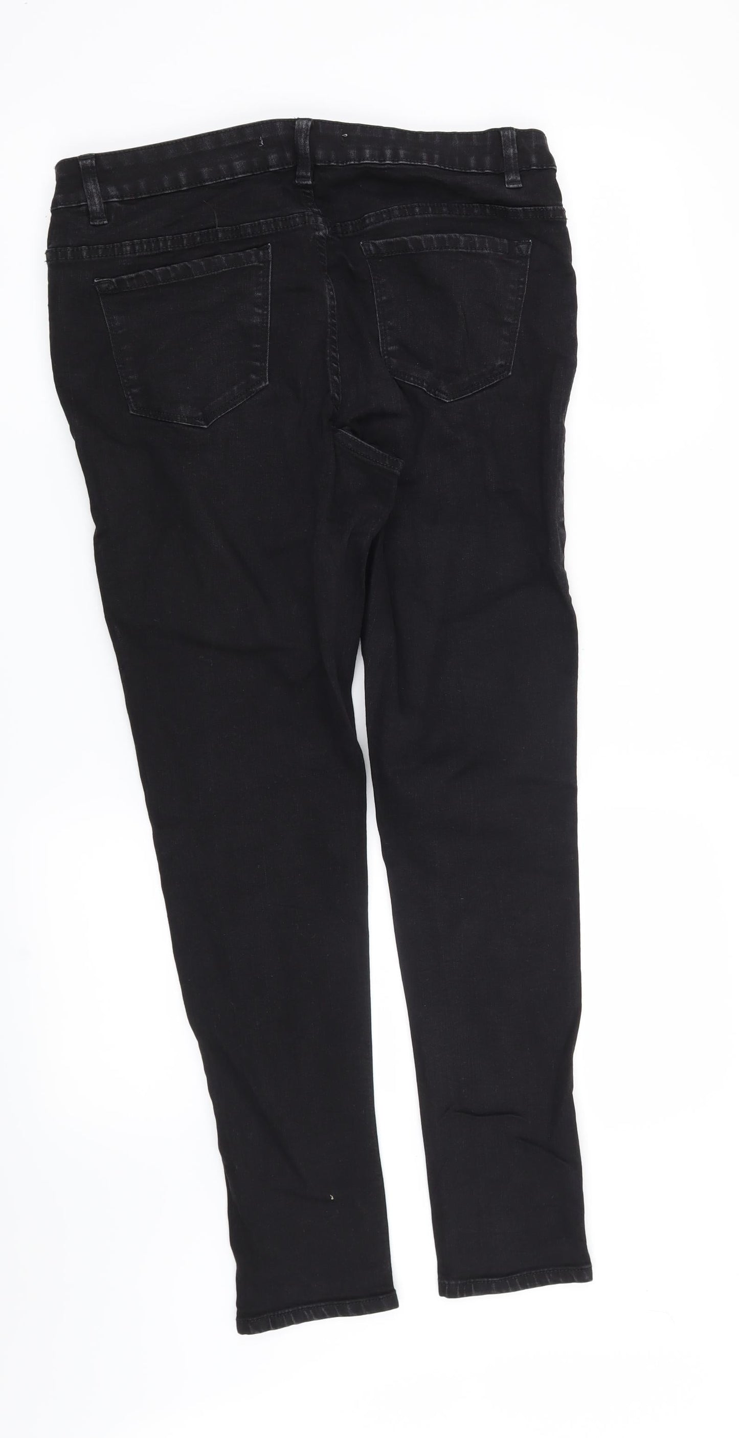 Preworn Womens Black   Skinny Jeans Size 32 in L28 in