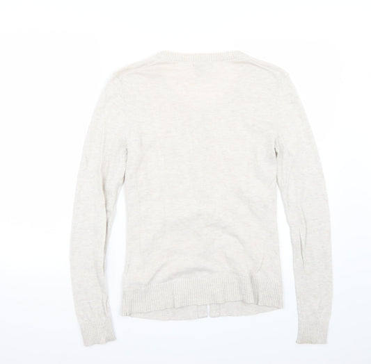 Gap Womens White   Pullover Jumper Size S