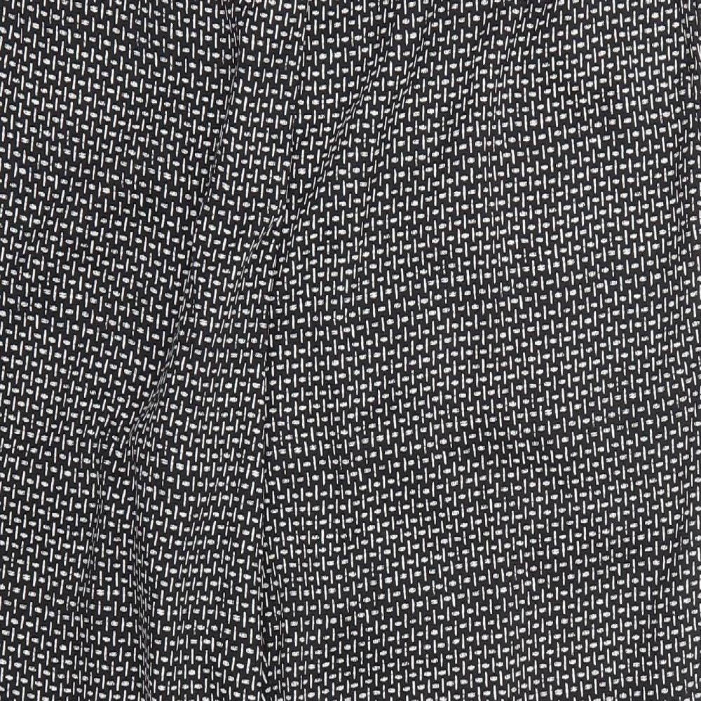 H&M Womens Black   Trousers  Size 10 L28 in