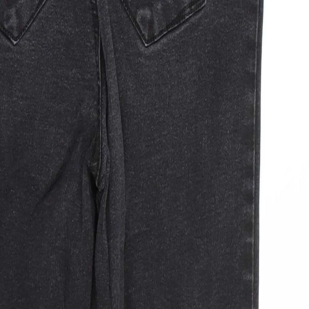Denim & Co. Womens Black   Skinny Jeans Size 10 L26 in