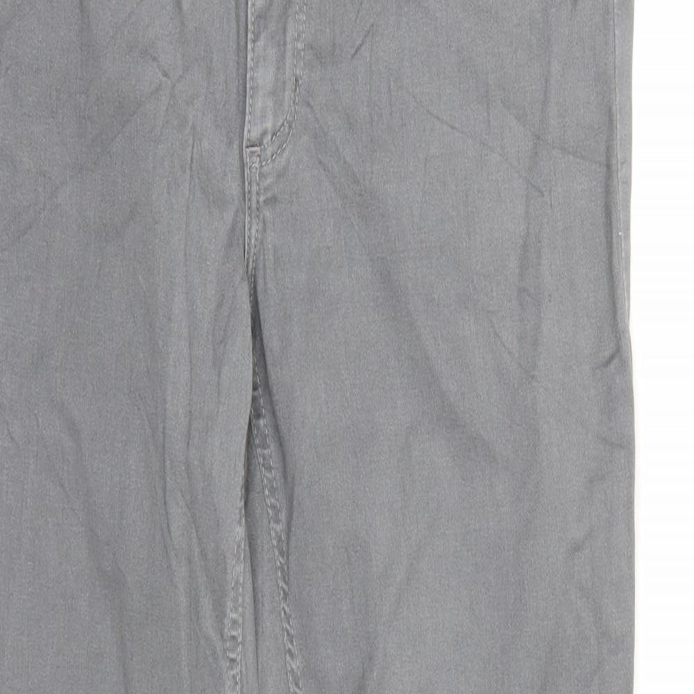 Angels Womens Grey   Straight Jeans Size 34 L32 in