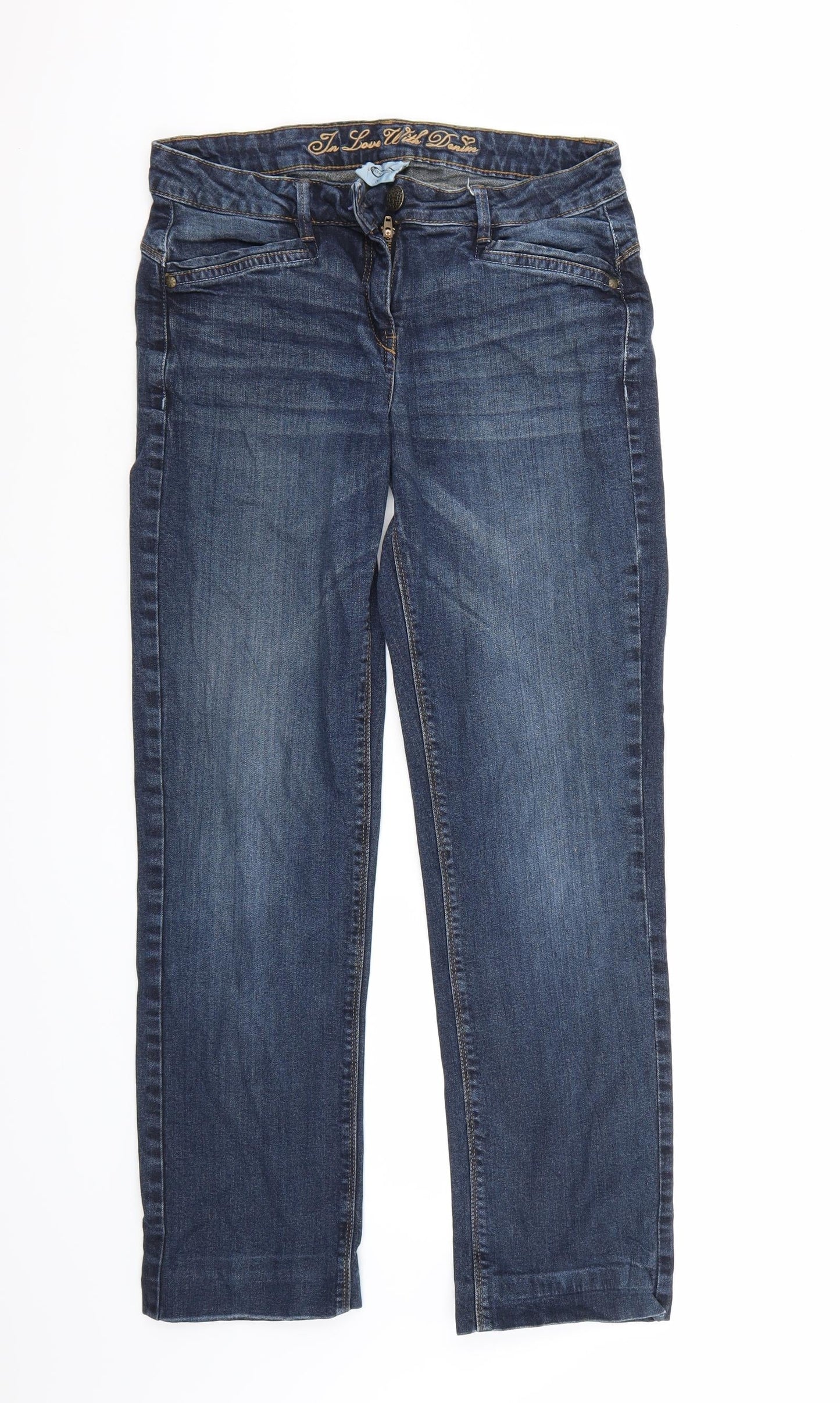 Cecilia Classics Womens Blue   Straight Jeans Size 36 L30 in