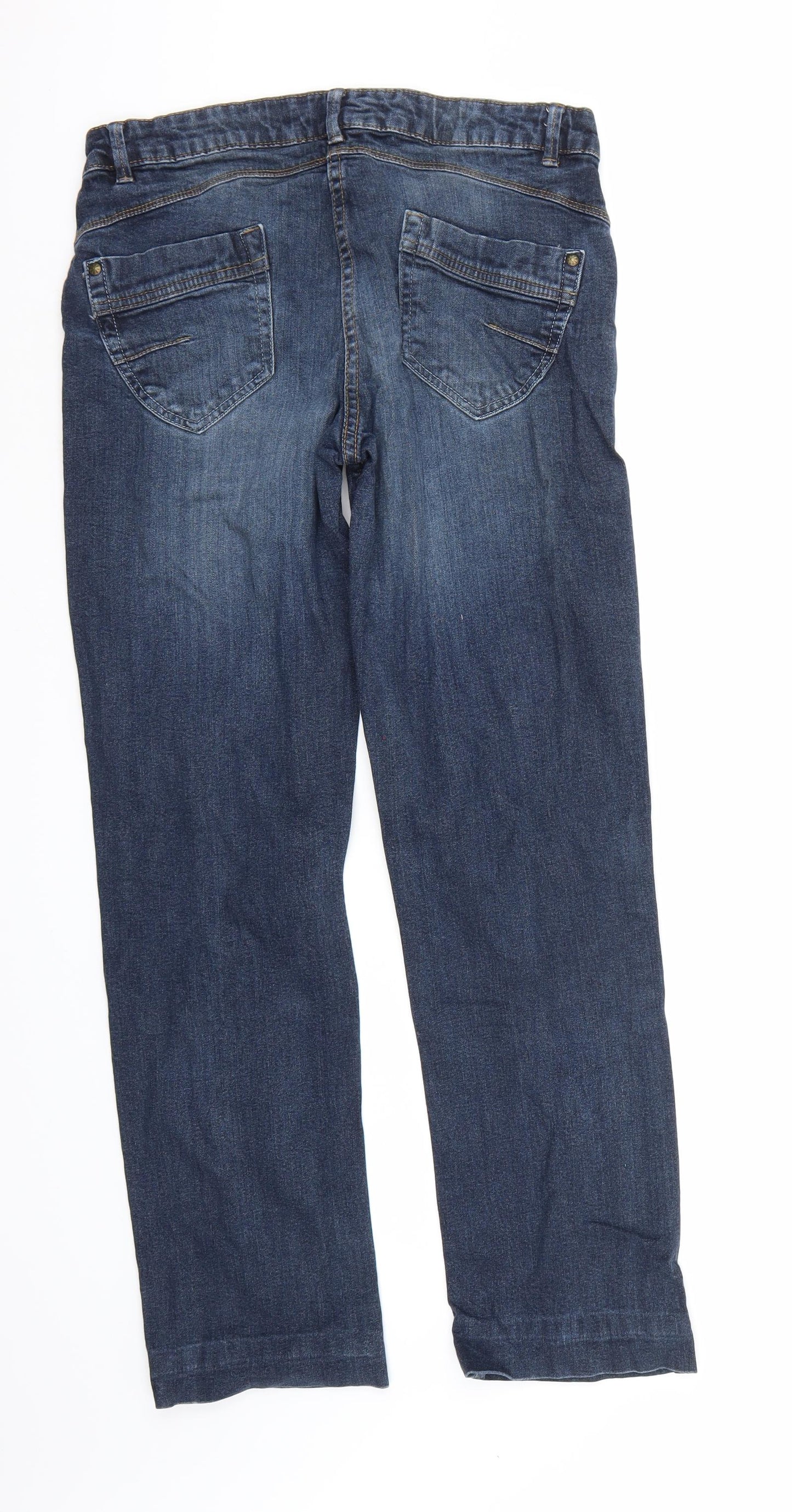 Cecilia Classics Womens Blue   Straight Jeans Size 36 L30 in