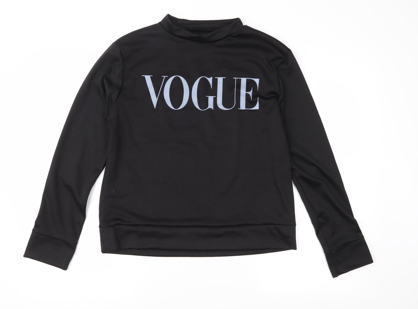 Preworn Womens Black   Pullover Sweatshirt Size M