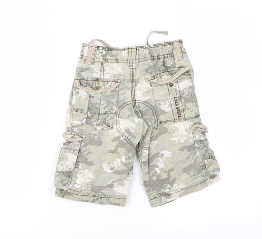 NEXT Boys Green Camouflage  Cargo Shorts Size 4 Years