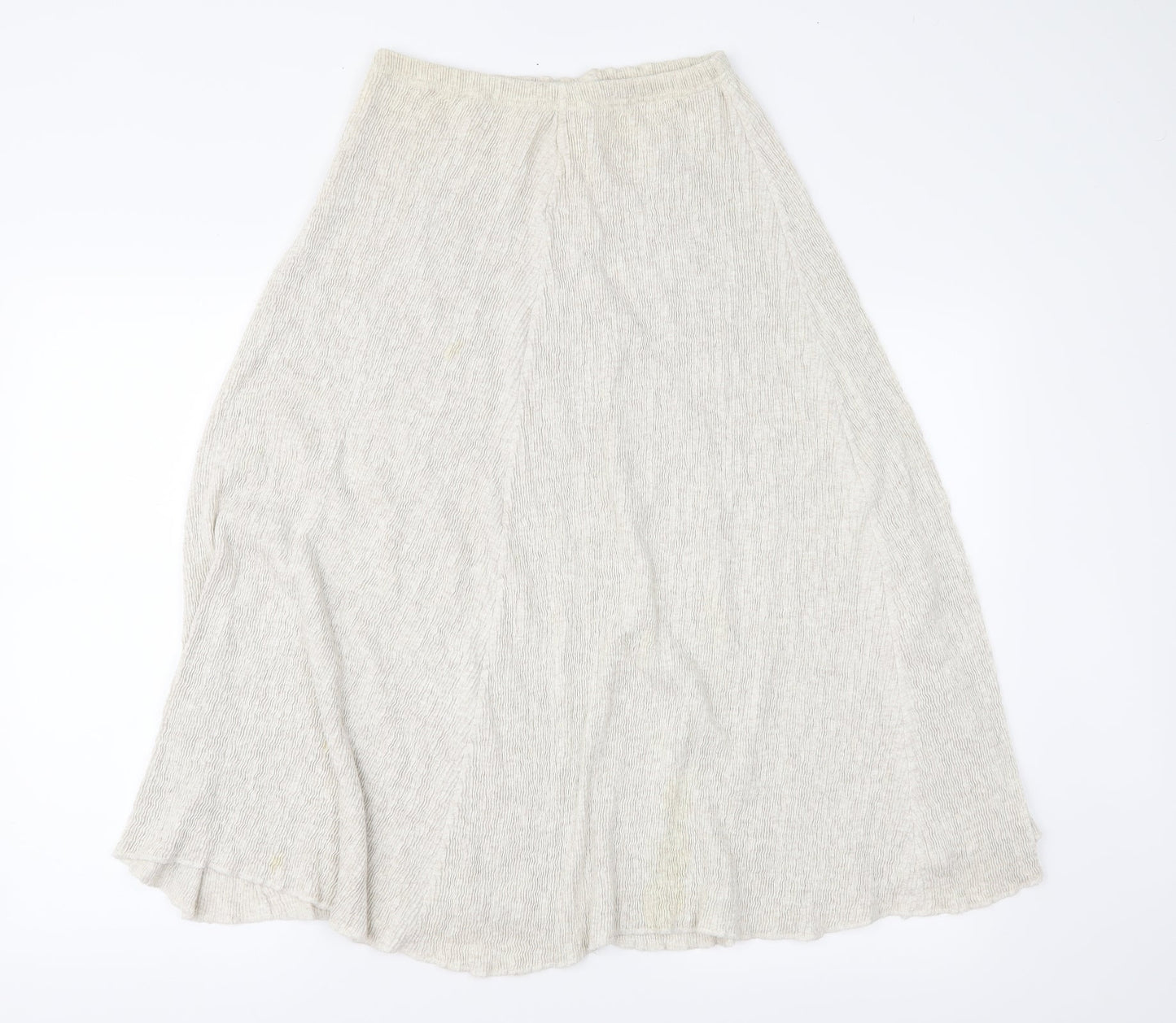 Preworn Womens Beige   A-Line Skirt Size 30 in