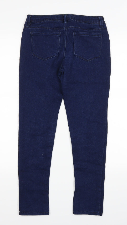Squeeze Womens Blue  Denim Skinny Jeans Size 12 L24 in