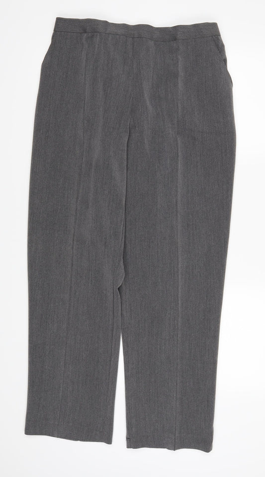 Preworn Womens Grey   Trousers  Size 34 in L29 in