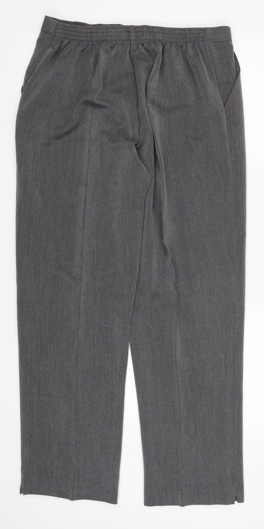Preworn Womens Grey   Trousers  Size 34 in L29 in