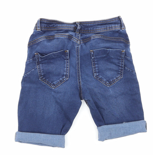 Primark Boys Blue  Denim Cargo Shorts Size S