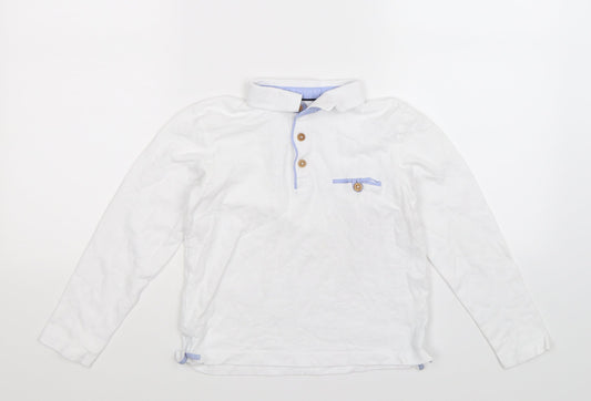 Lincoln Boys White   Basic Polo Size 9 Years