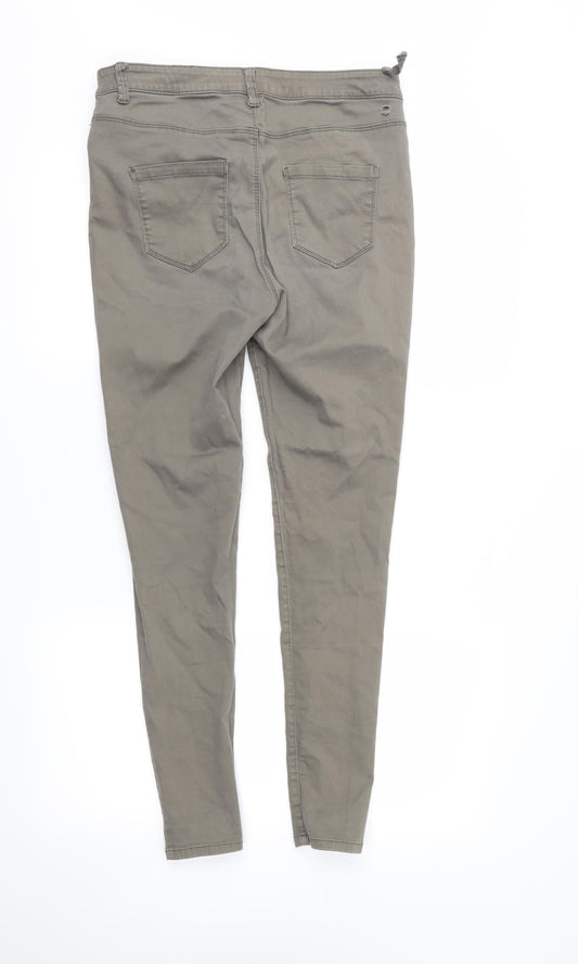 DenimCo Womens Brown   Skinny Jeans Size 10 L27 in