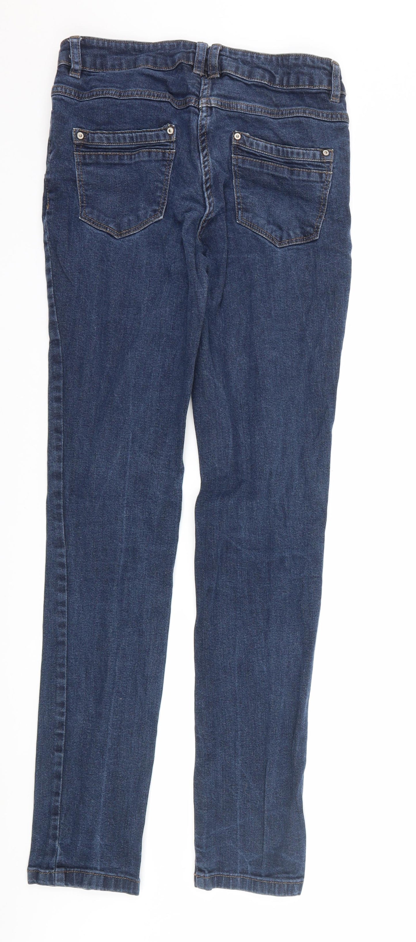 Up Fashion Womens Blue  Denim Skinny Jeans Size 27 L32 in