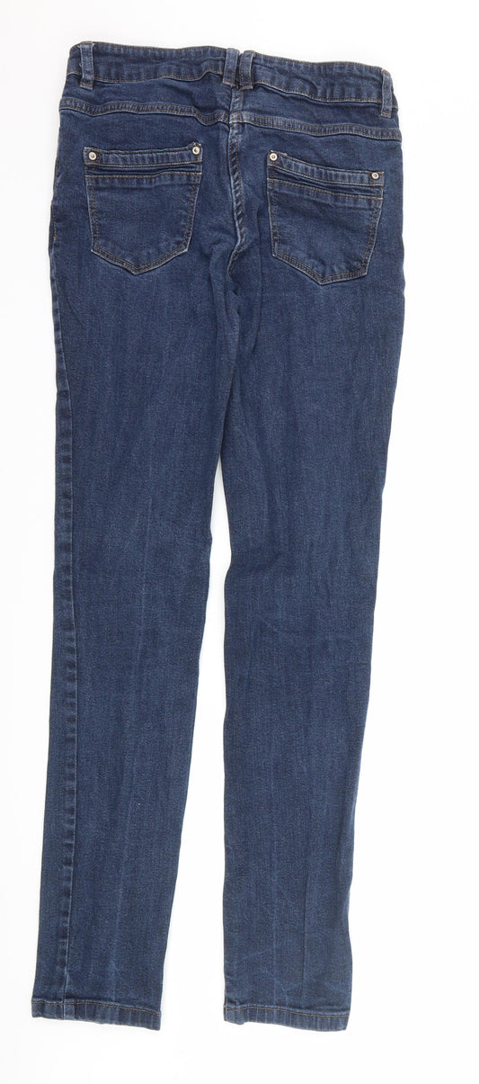 Up Fashion Womens Blue  Denim Skinny Jeans Size 27 L32 in