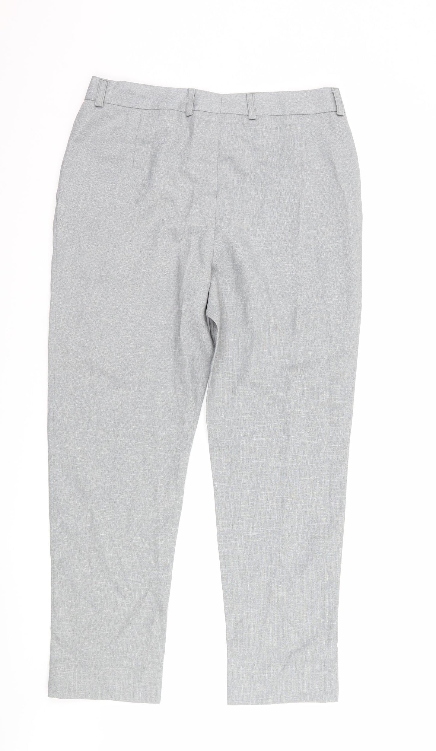 Preworn Womens Grey   Trousers  Size 30 in L26 in