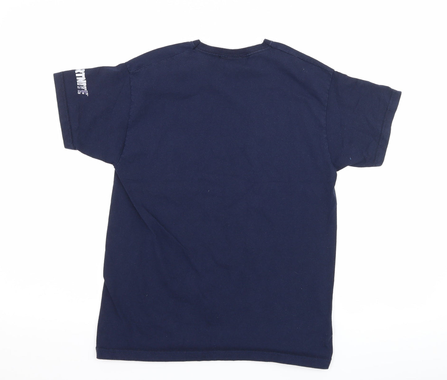 Matalan Boys Blue   Basic T-Shirt Size L  - Fortnite