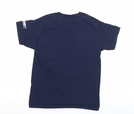 Matalan Boys Blue   Basic T-Shirt Size L  - Fortnite