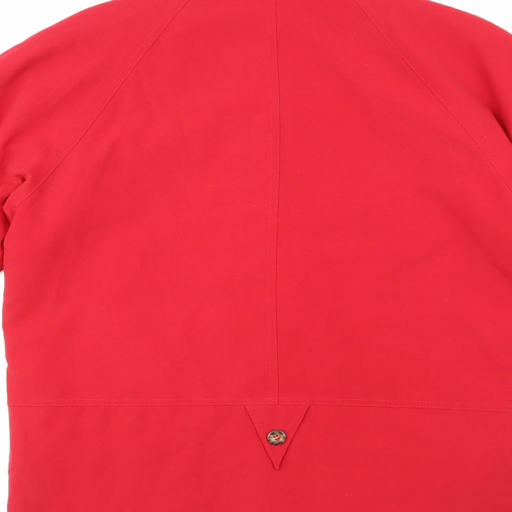 Hamells Womens Red   Anorak Coat Size 10