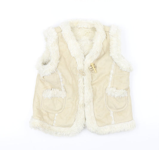 Mother care Girls White   Jacket  Size 6-7 Years