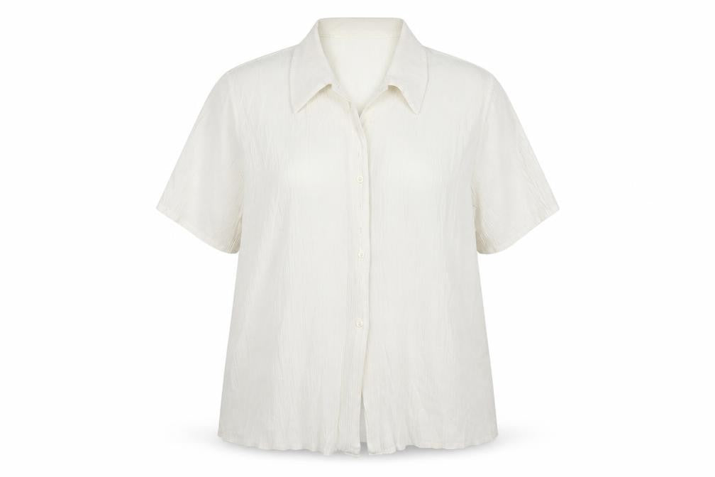 Classics Womens Ivory   Basic Button-Up Size 20