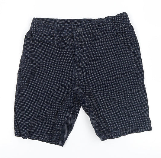 little kids Boys Black Polka Dot  Cargo Shorts Size 5-6 Years
