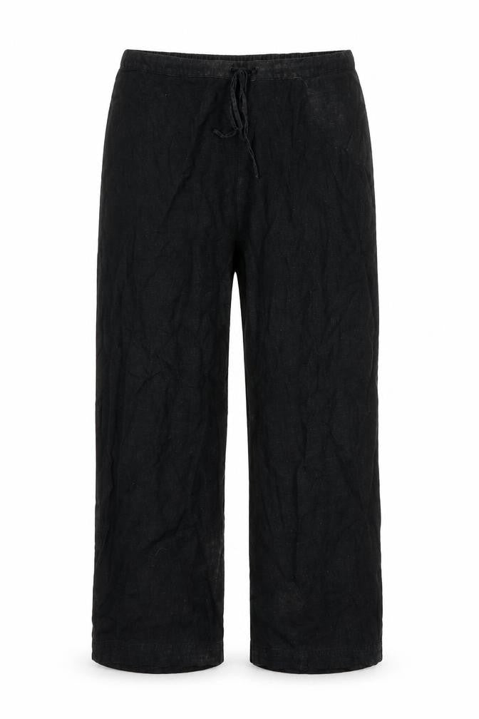 Front view of East Coast women’s black trousers, size UK 24, 21-inch leg
