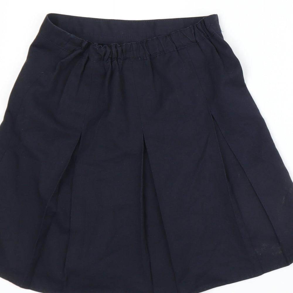 George Girls Blue   Pleated Skirt Size 6-7 Years