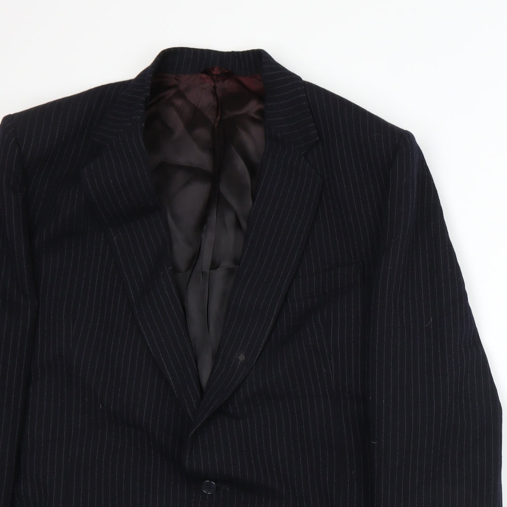 Preworn Mens Blue   Jacket Suit Jacket Size XL