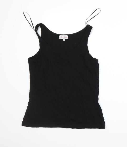 Be Beau Womens Black   Basic Tank Size 12