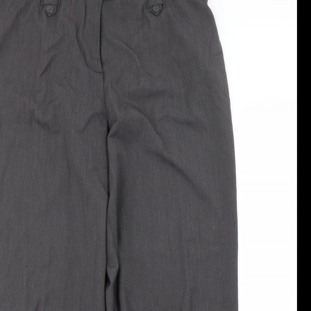 BM Womens Grey   Dress Pants Trousers Size 18 L27 in