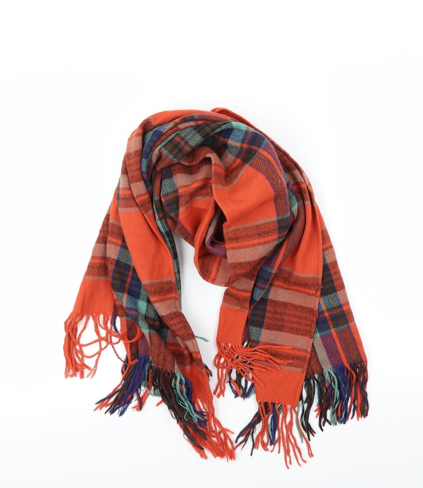 Peworn Womens Multicoloured Check   Scarf