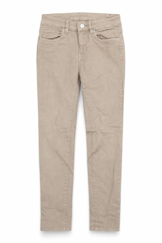 Timeless Mens Brown  Denim Skinny Jeans  L30 in