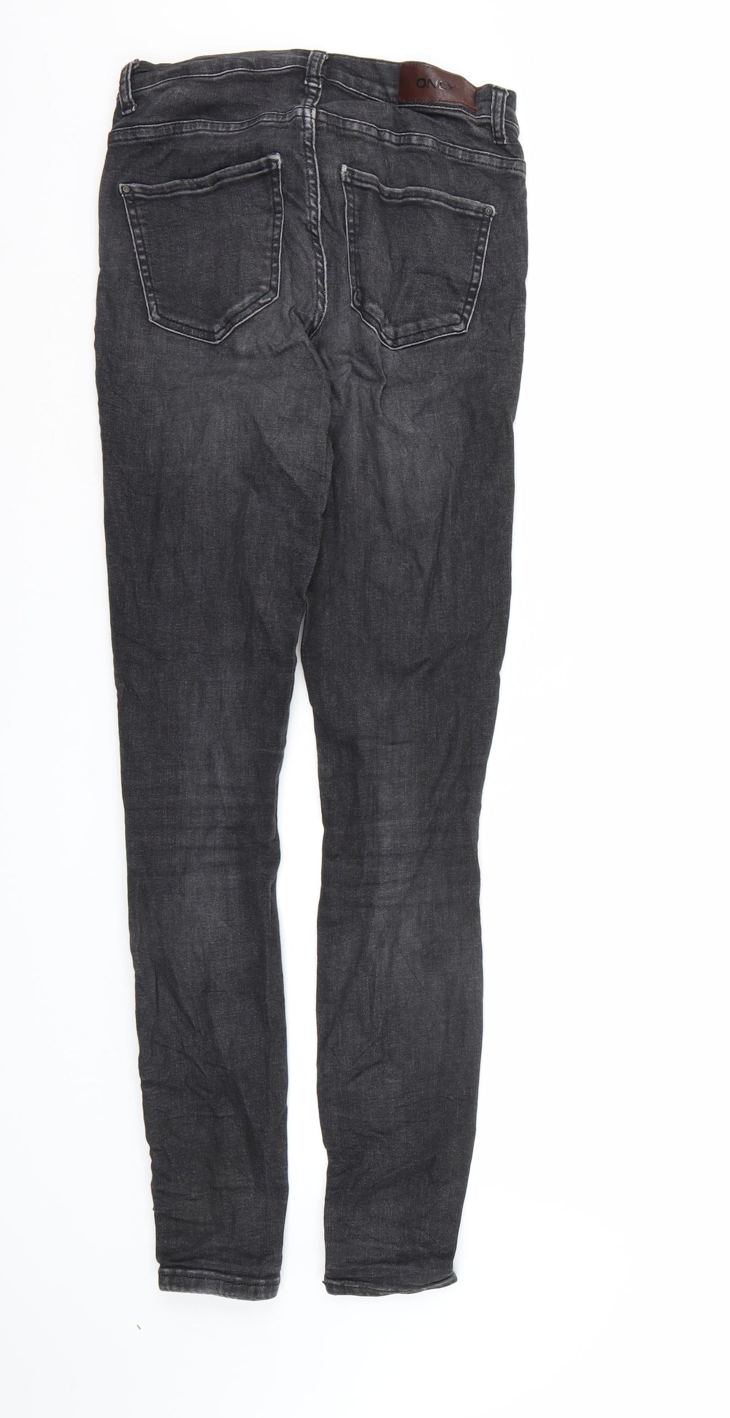 Only Mens Black  Denim Skinny Jeans  L32 in