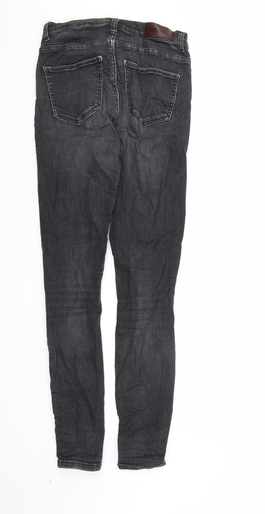 Only Mens Black  Denim Skinny Jeans  L32 in