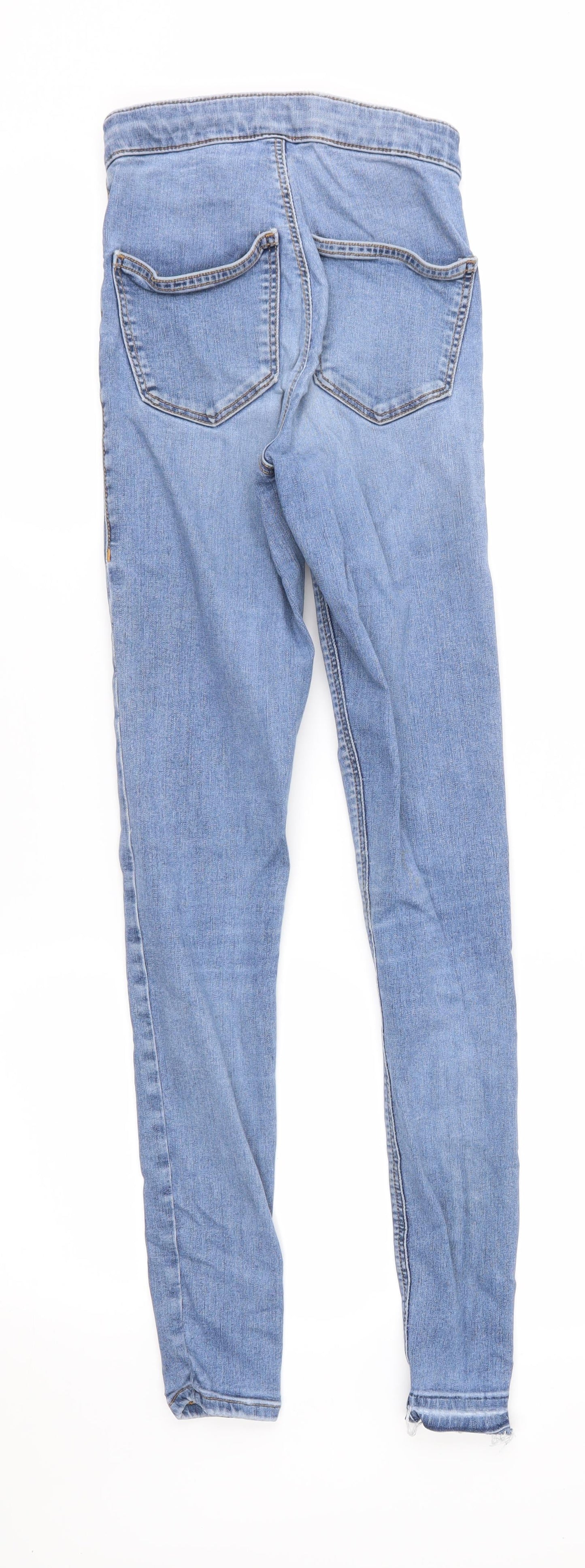 Topshop Womens Blue  Denim Skinny Jeans Size 23 in L29 in
