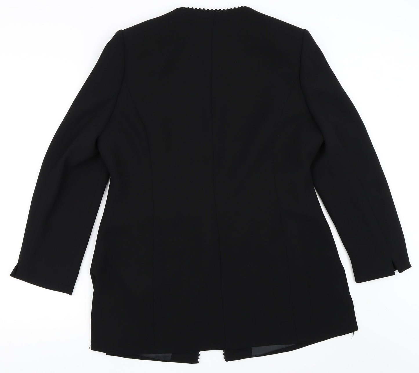Preworn Womens Black   Jacket Blazer Size 14