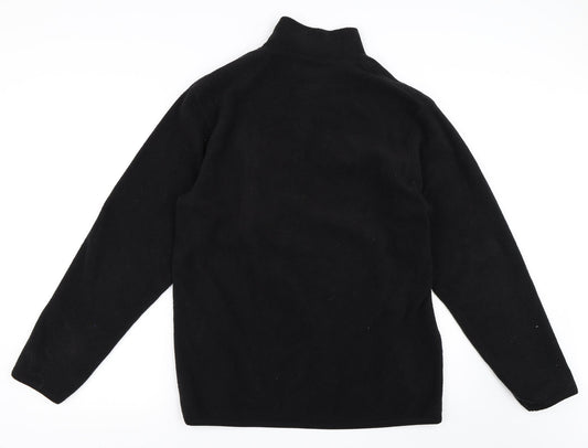 Peruzzo Mens Black   Henley Sweatshirt Size M
