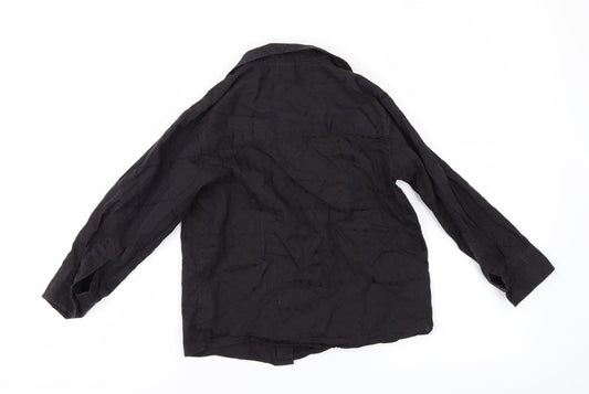 NEXT Boys Brown Striped  Basic Button-Up Size 3-4 Years
