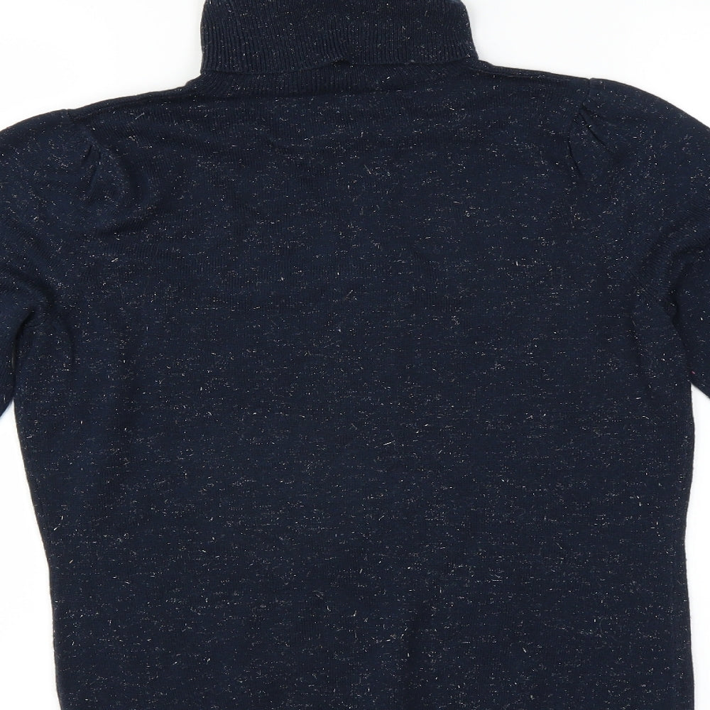 Dorothy Perkins Womens Blue   Pullover Jumper Size 12  - glittery