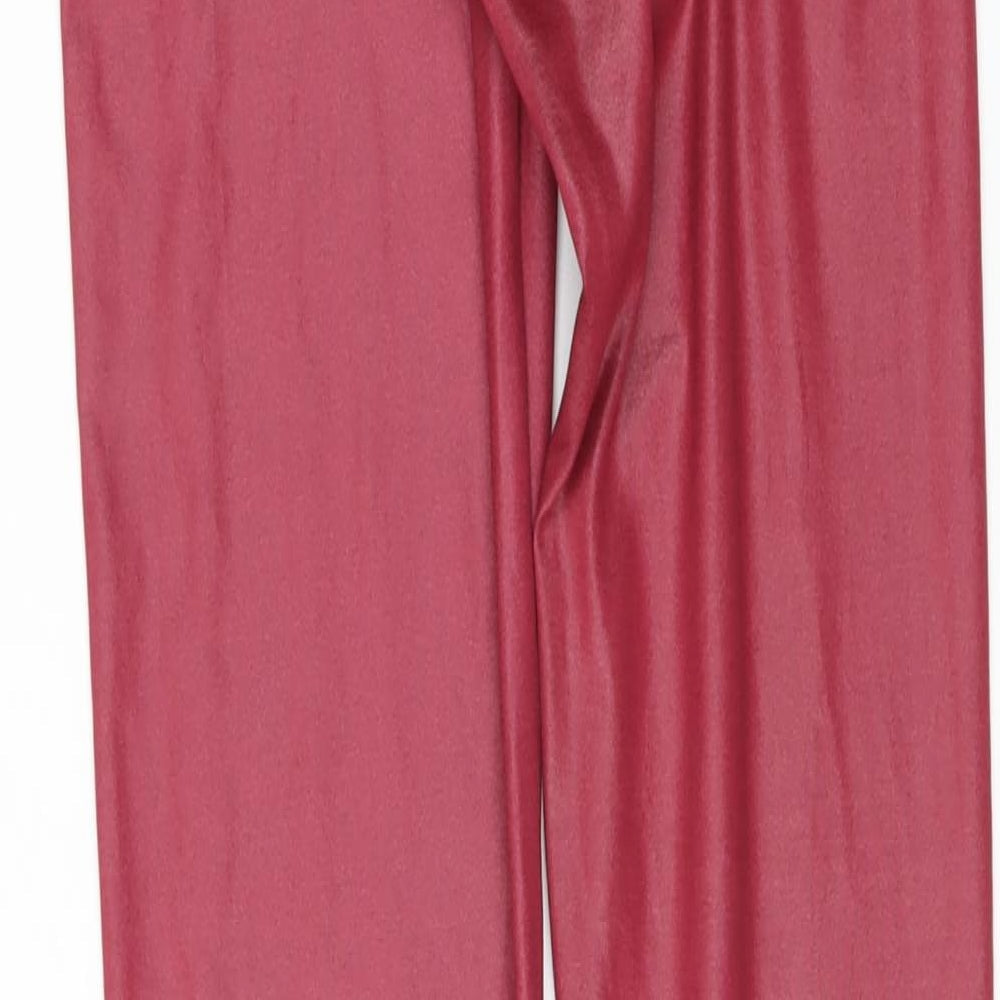 Jane Norman Womens Red   Carrot Leggings Size 8 L27 in