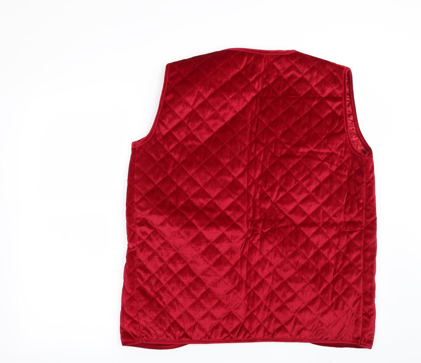 Preworn Womens Red   Gilet Jacket Size 12