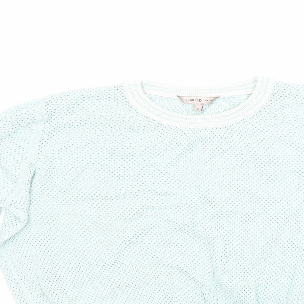 Limited Edition Womens Green   Pullover Jumper Size 16