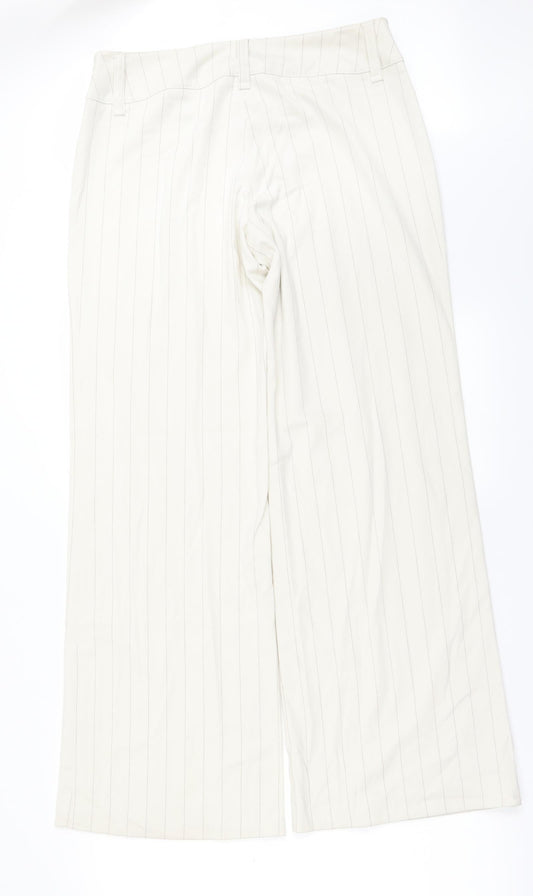 H&M Womens Ivory   Trousers  Size 16 L26 in
